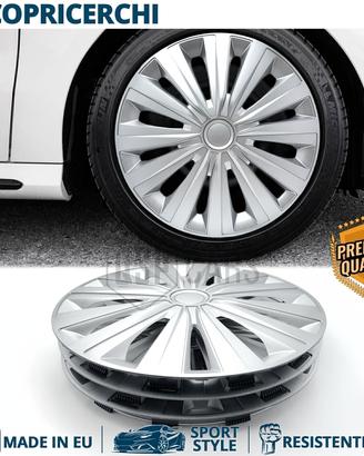 Copricerchi per SEAT da 15 Coppette Silver
