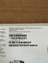 Apple Watch series 11 42mm rose gold