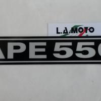Scritta ape 550 mp