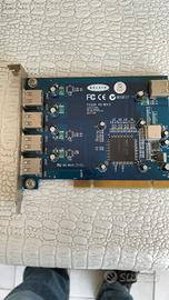 Scheda espansione usb per pc