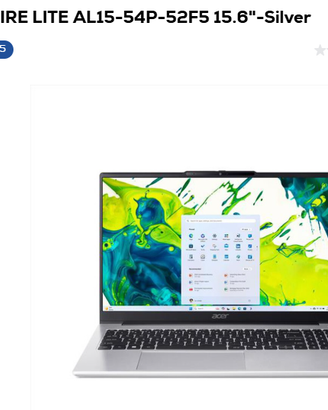 ACER - Notebook ASPIRE LITE AL15-54P-52F5 15.6"-Si