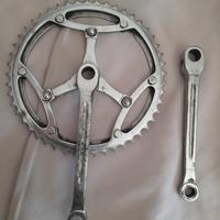 guarnitura bici corsa epoca Magistroni Campagnolo 