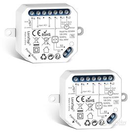 LoraTap Interruttore Tapparelle WiFi, 2pz