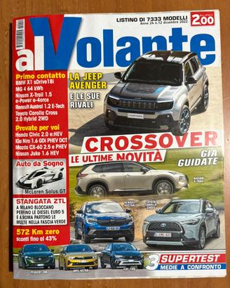 Set 3 riviste Al Volante - Ottob Novem Dicemb 2022