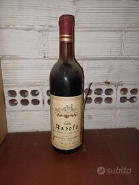 Vino Barolo da collezione Calamandrana 1968