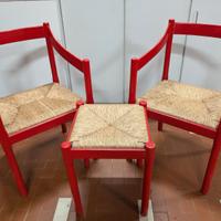 Set 2 Sedie + Sgabello Carimate - Vico Magistretti
