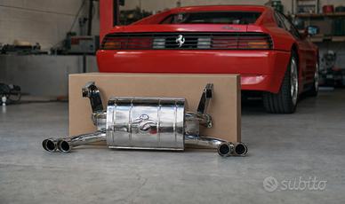 Tubi Style Ferrari 348 Scarico Marmitta + Rumore