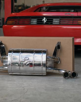 Tubi Style Ferrari 348 Scarico Marmitta + Rumore