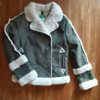 Giacca in eco montone bambina Benetton