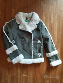 Giacca in eco montone bambina Benetton