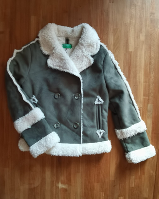 Giacca in eco montone bambina Benetton