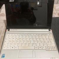 Mini Pc Portatile Aspire one con borsello
