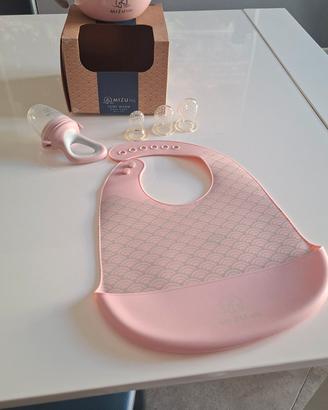 set pappa mizu rosa e blu 