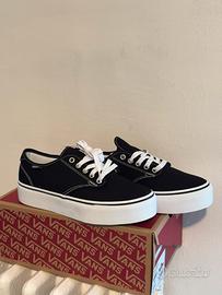 Vans Camden Platform bianche nere N.38