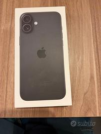 Apple iPhone 16 Plus 128GB Nero – Scatola e Cover