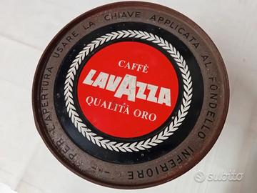 VECCHIO BARATTOLO CAFFE' LAVAZZA ANNI 60 IN LATTA