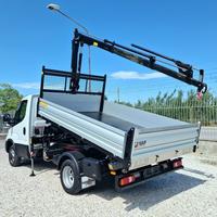 IVECO DAILY 35 35C18 NUOVO GRU 12m RIBALTABILE