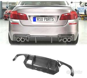 DIFFUSORE BMW F10 F11 10-13 LOOK M5 NERO LUCIDO