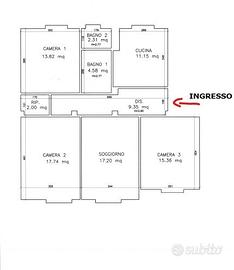 Grande appartamento zona baggio