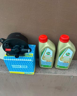 Olio e filtro carburante