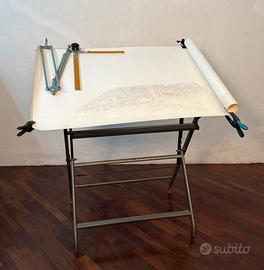 Tavolo da disegno vintage aani '70