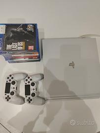 PS4 Pro 1TB White + 2 Controller + 10 Giochi