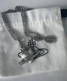 Collana di cuore bianco Vivienne Westwood