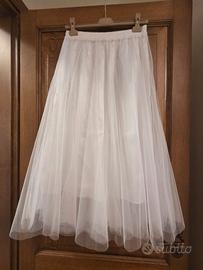 Gonna in Tulle Sottogonna Linea ad A
