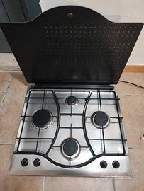 piano cottura con coperchio 