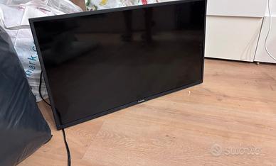 Televisore con supporto muro