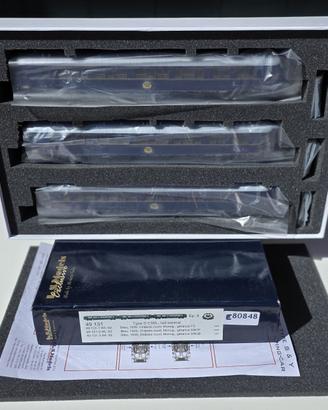 LS MODELS 49131 - set tre carrozze CIWL Tipo S
