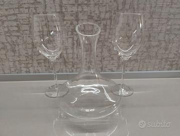 DECANTER DA VINO ICEBERG 1200ml + 2 CALICI ICEBERG