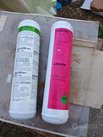 Bombole di argon puro e miscela per saldatrice