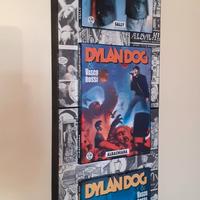 Quadro in legno omaggio a Dylan Dog e Vasco Rossi 