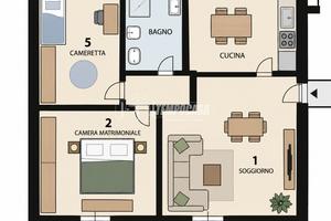 AMPIO TRILOCALE IN CENTRO + BOX E CANTINA!
