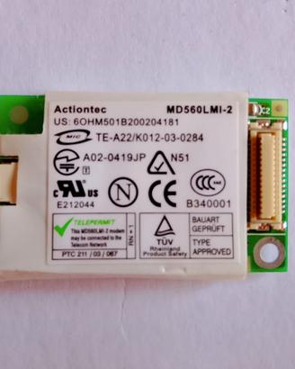 Modem Actiontec MD560LMI-2 Interno per Notebook