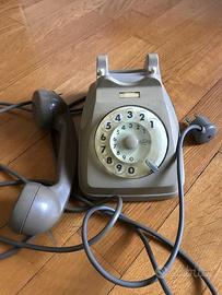 Telefono bachelite grigio