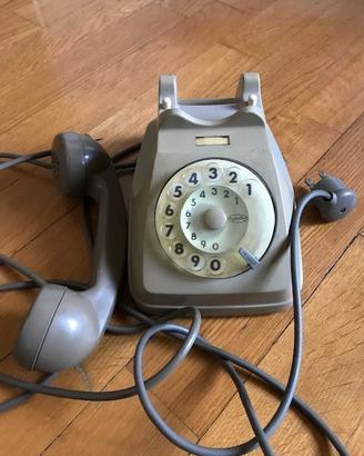 Telefono bachelite grigio