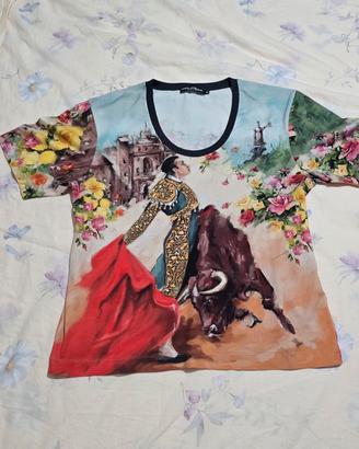 t shirt Dolce e gabbana spagna matador toro