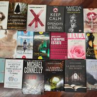 n18 libri narrativa, thriller, romanzi gialli