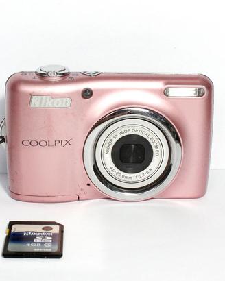Nikon Coolpix L23 fotocamera funzionante