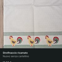 Strofinaccio ricamato 