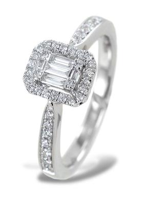 Anello oro Bianco e diamanti Salvini