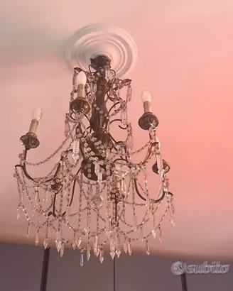 Lampadario chandelier antico