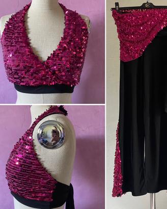 Top + Pantaloni Completo per Danza Taglia S/M
