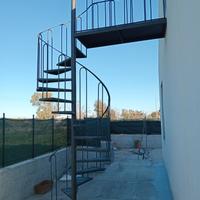 Scala a chiocciola in ferro 