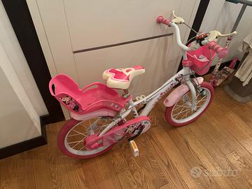 bicicletta disney di minnie da 16