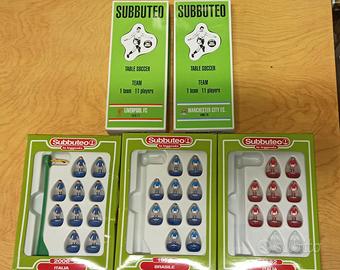 Lotto 5 squadre Subbuteo