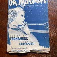 Spartito vintage anno 1943