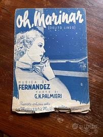 Spartito vintage anno 1943